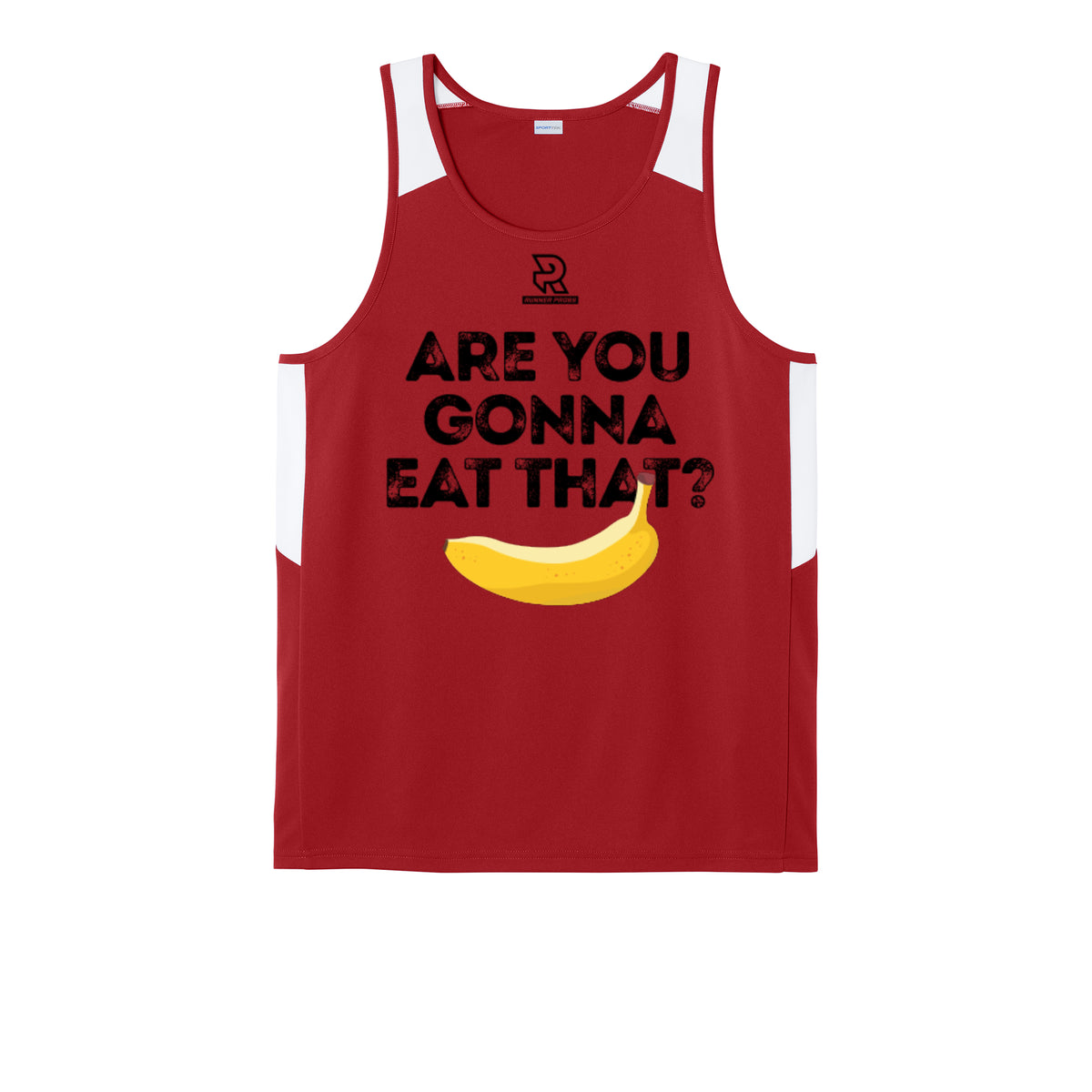 ARE YOU GONNA EAT THAT? (Black) - Mens Club Track Tank