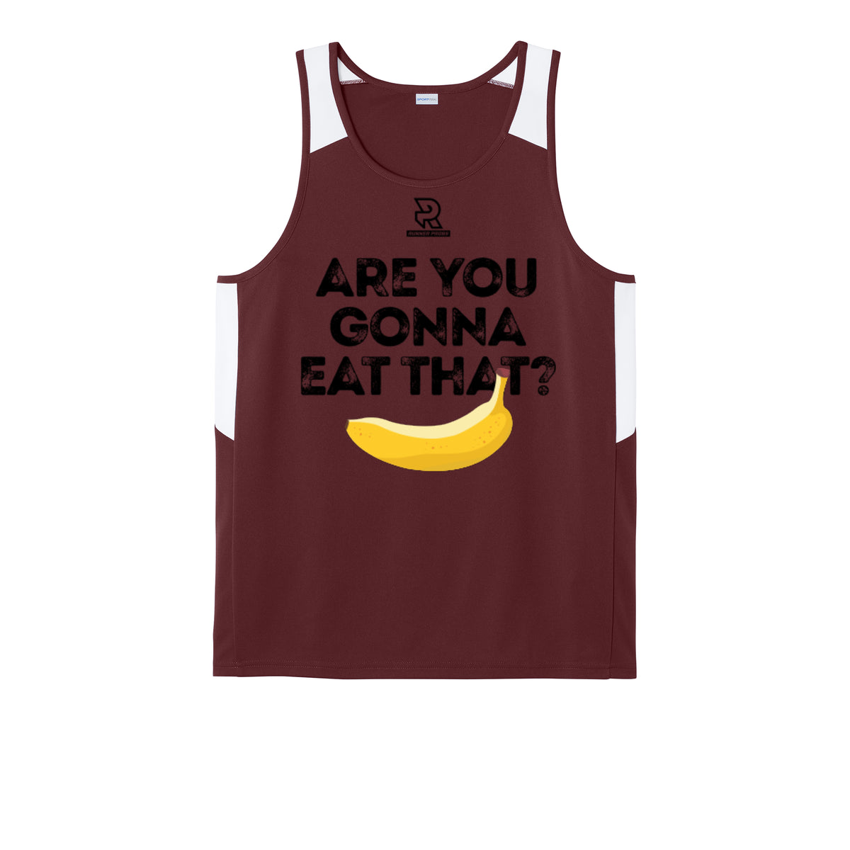 ARE YOU GONNA EAT THAT? (Black) - Mens Club Track Tank