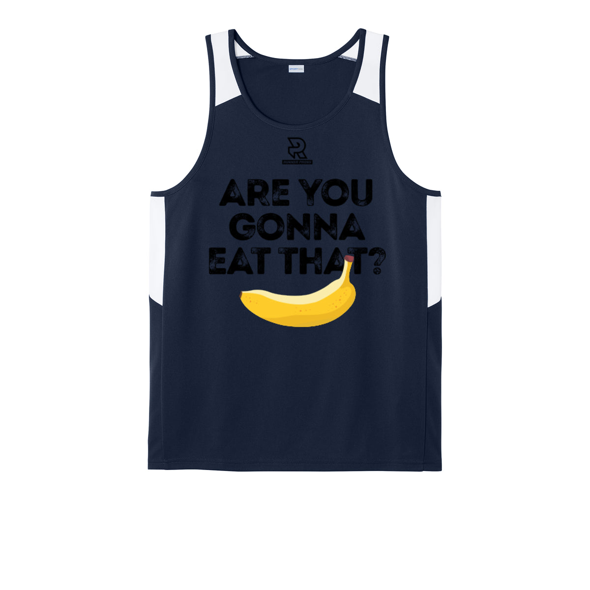 ARE YOU GONNA EAT THAT? (Black) - Mens Club Track Tank
