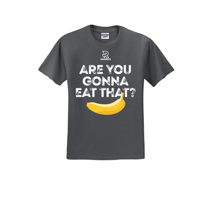 ARE YOU GONNA EAT THAT? (White) - Short Sleeve 50/50 Tee