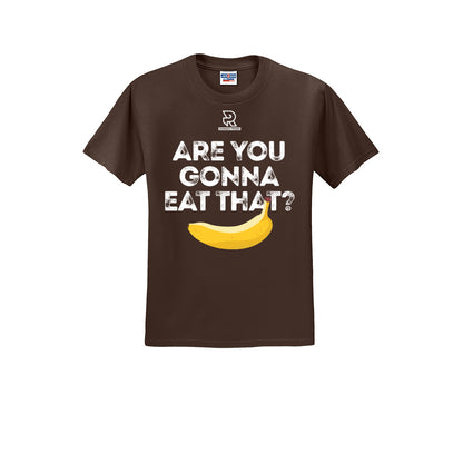 ARE YOU GONNA EAT THAT? (White) - Short Sleeve 50/50 Tee