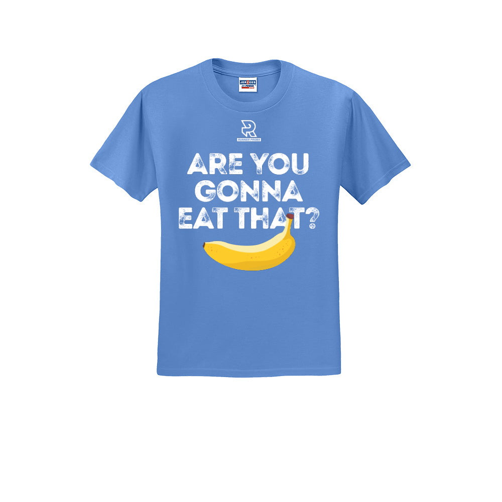 ARE YOU GONNA EAT THAT? (White) - Short Sleeve 50/50 Tee