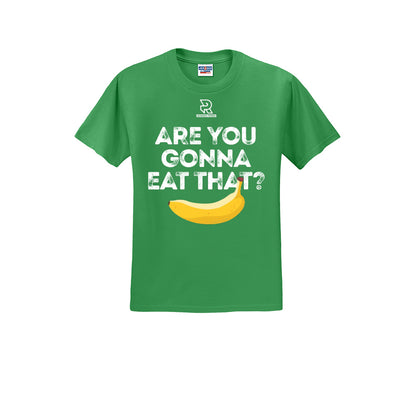 ARE YOU GONNA EAT THAT? (White) - Short Sleeve 50/50 Tee