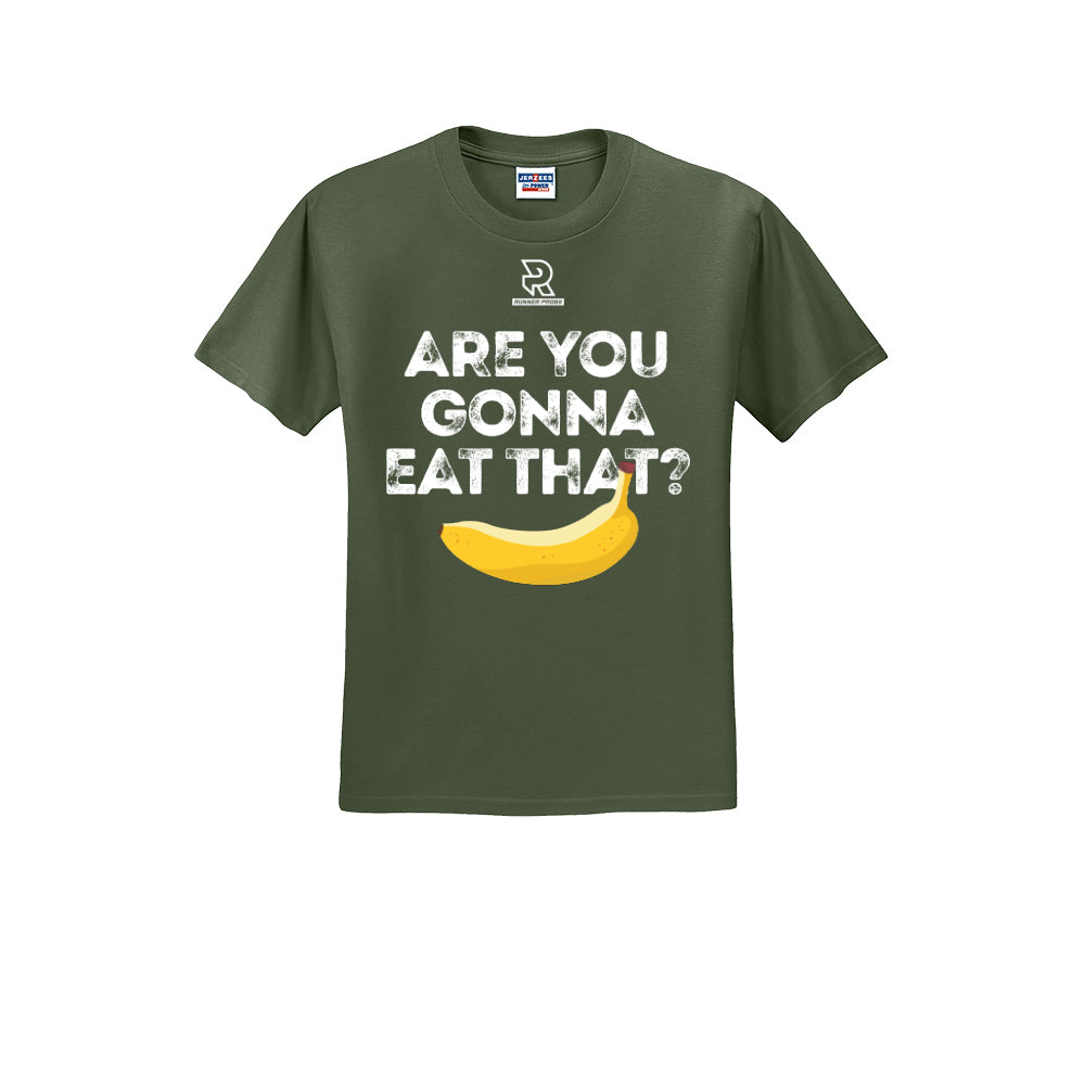 ARE YOU GONNA EAT THAT? (White) - Short Sleeve 50/50 Tee