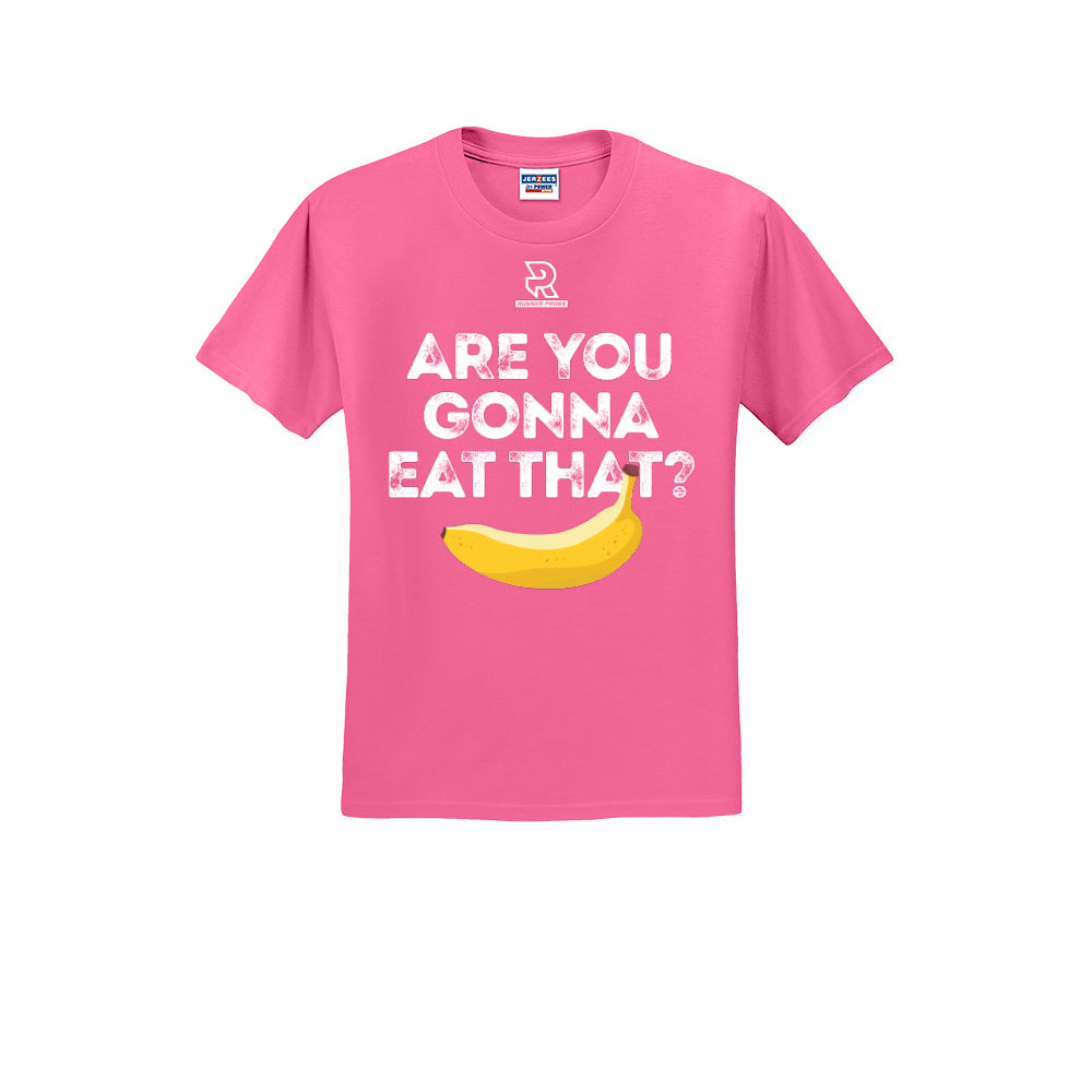 ARE YOU GONNA EAT THAT? (White) - Short Sleeve 50/50 Tee