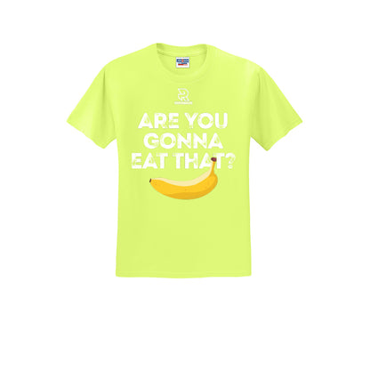ARE YOU GONNA EAT THAT? (White) - Short Sleeve 50/50 Tee
