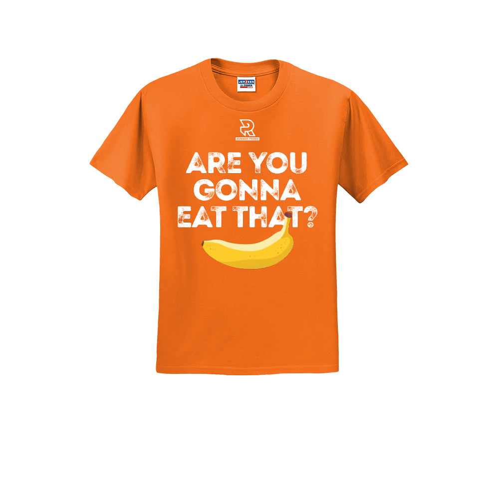 ARE YOU GONNA EAT THAT? (White) - Short Sleeve 50/50 Tee