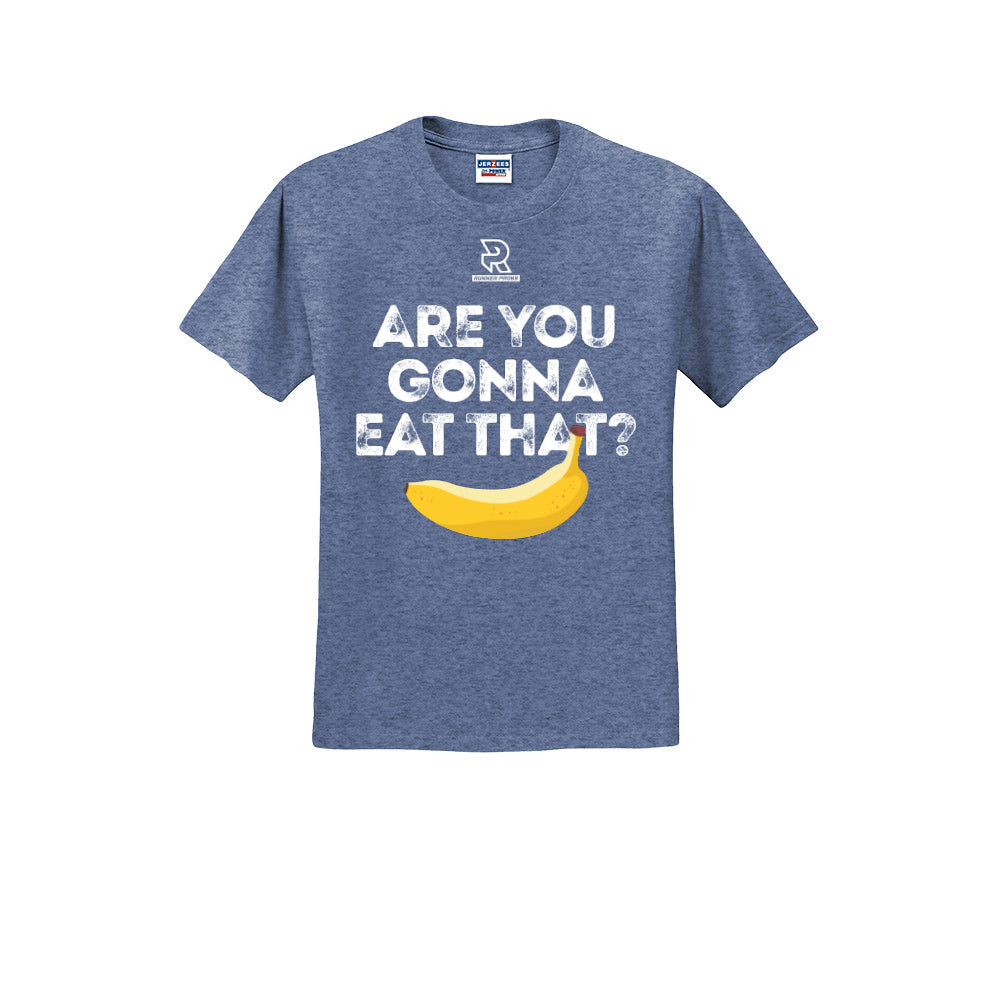 ARE YOU GONNA EAT THAT? (White) - Short Sleeve 50/50 Tee