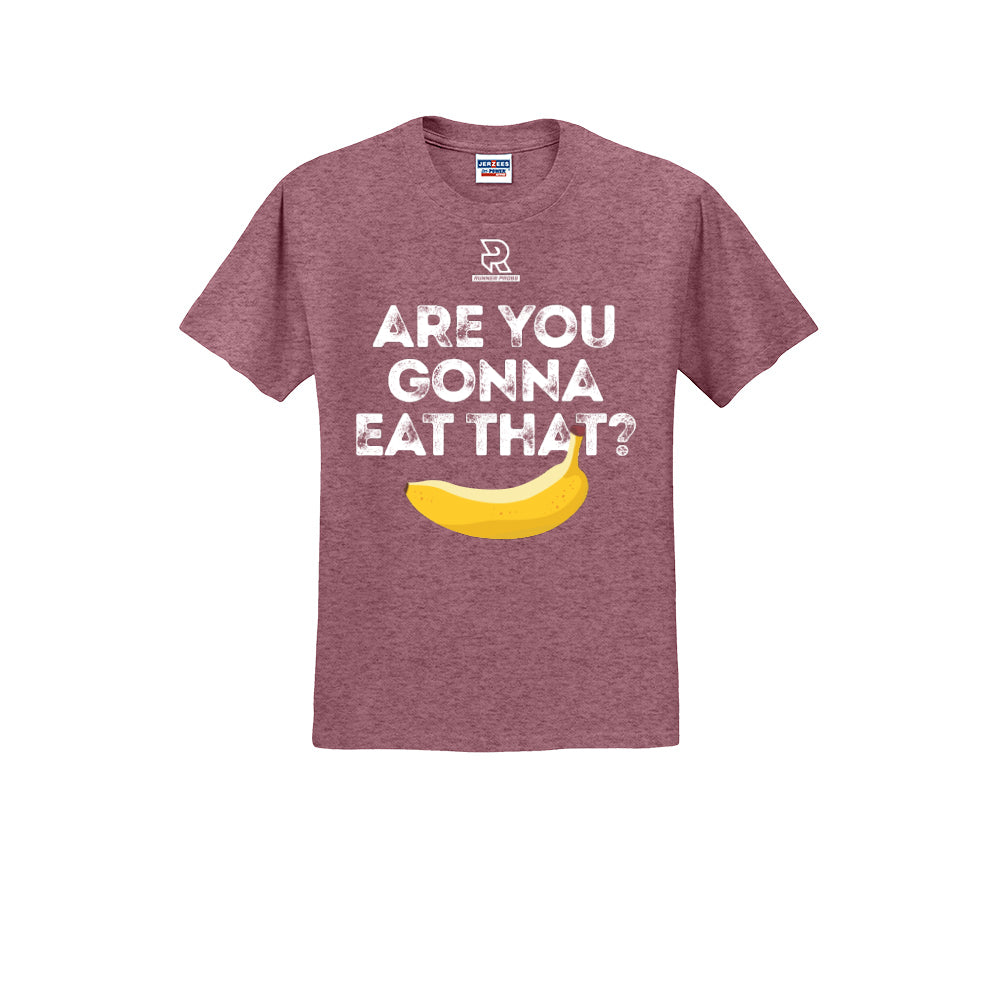 ARE YOU GONNA EAT THAT? (White) - Short Sleeve 50/50 Tee