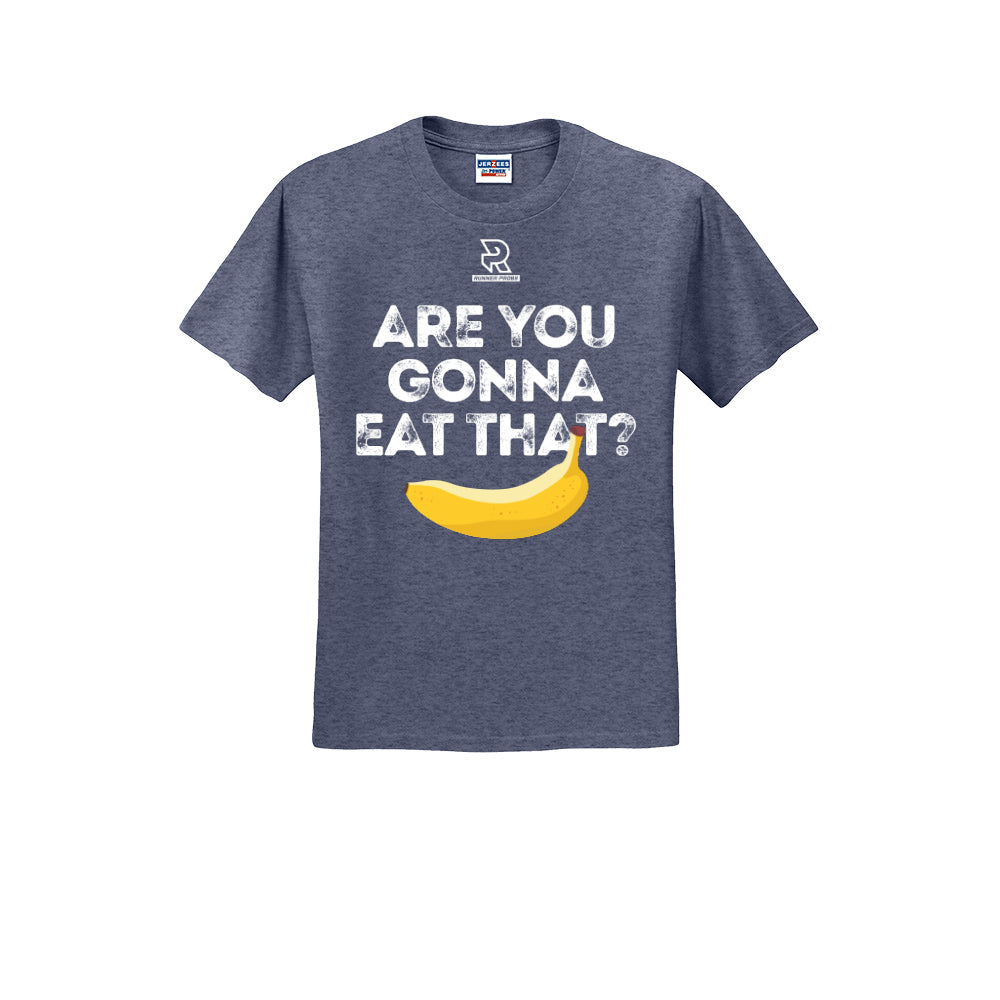 ARE YOU GONNA EAT THAT? (White) - Short Sleeve 50/50 Tee