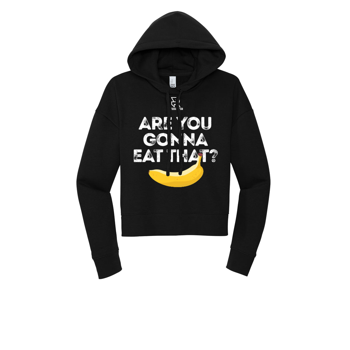 ARE YOU GONNA EAT THAT? (White) - Womens Fleece Hoodie
