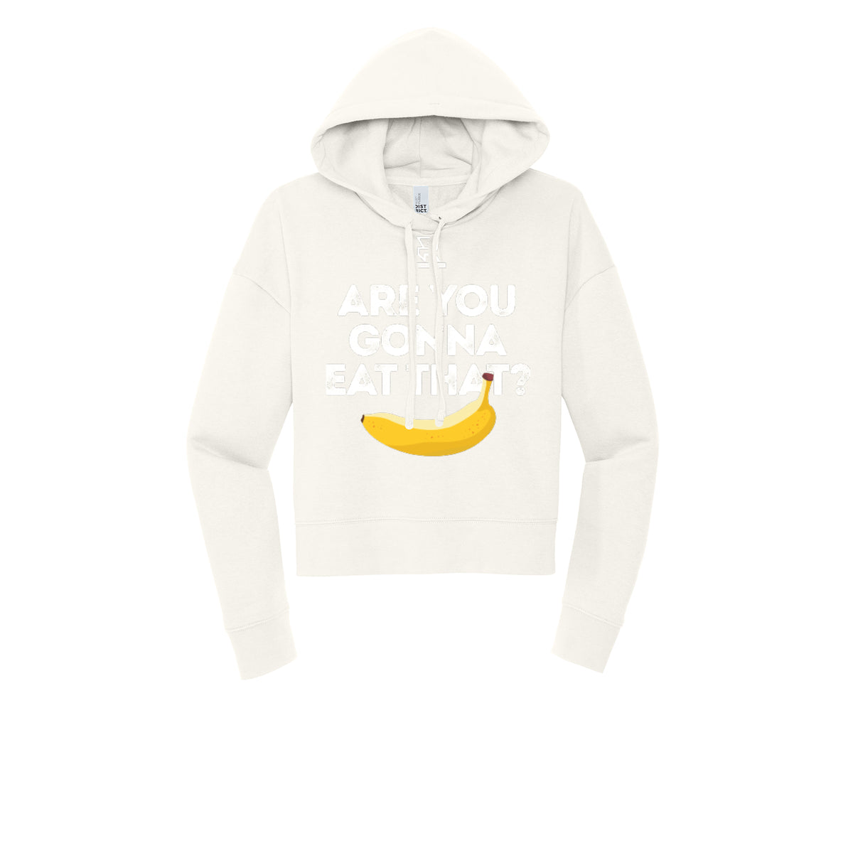 ARE YOU GONNA EAT THAT? (White) - Womens Fleece Hoodie
