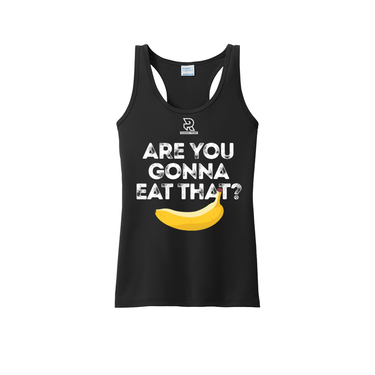 ARE YOU GONNA EAT THAT? (White) - Womens Performance Tank