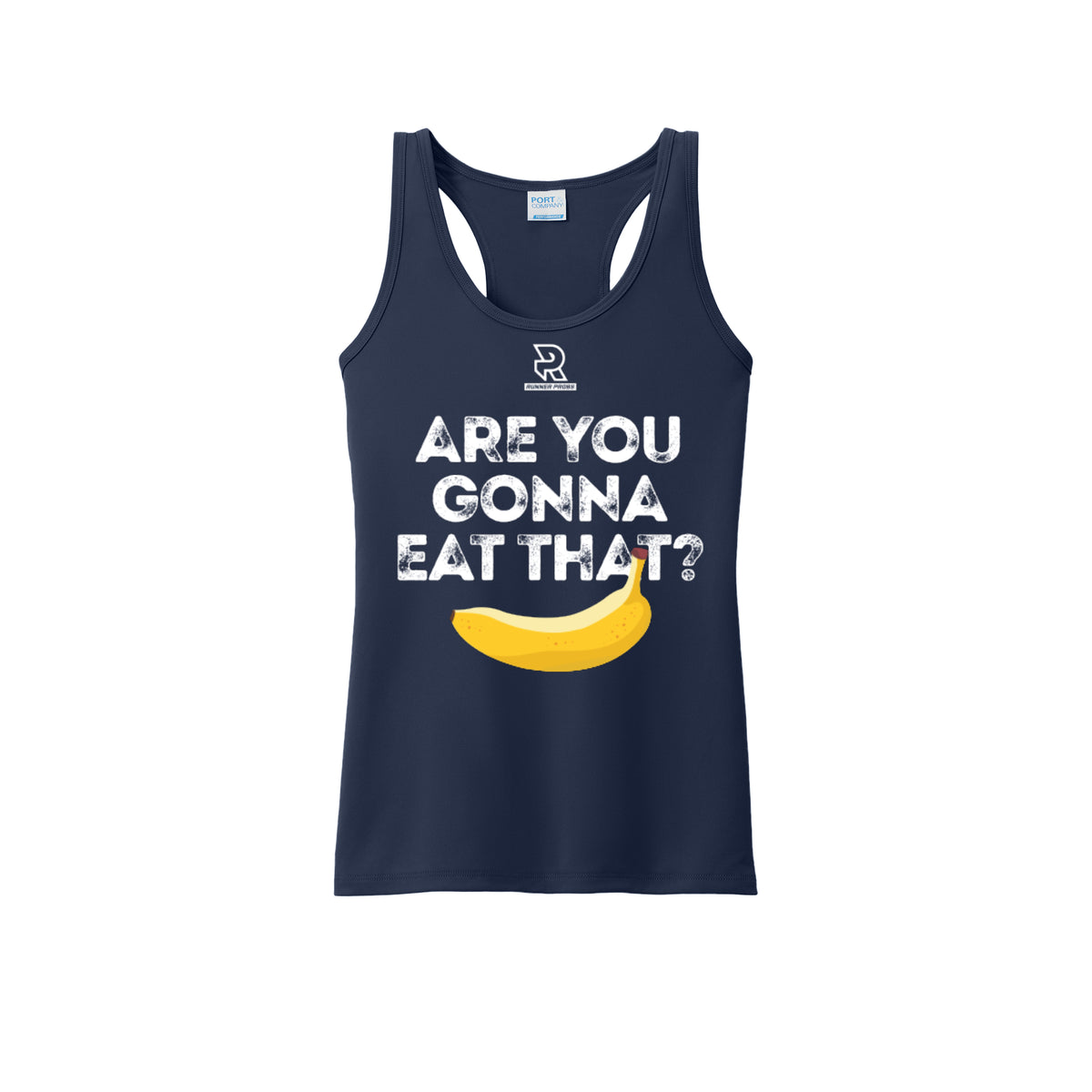 ARE YOU GONNA EAT THAT? (White) - Womens Performance Tank