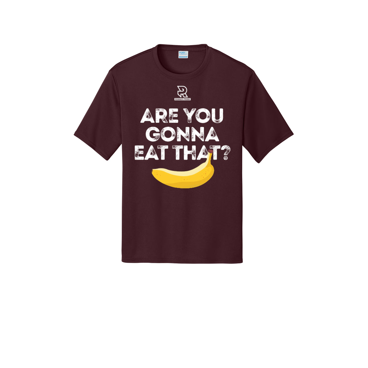 ARE YOU GONNA EAT THAT? (White) - Short Sleeve Performance Tee