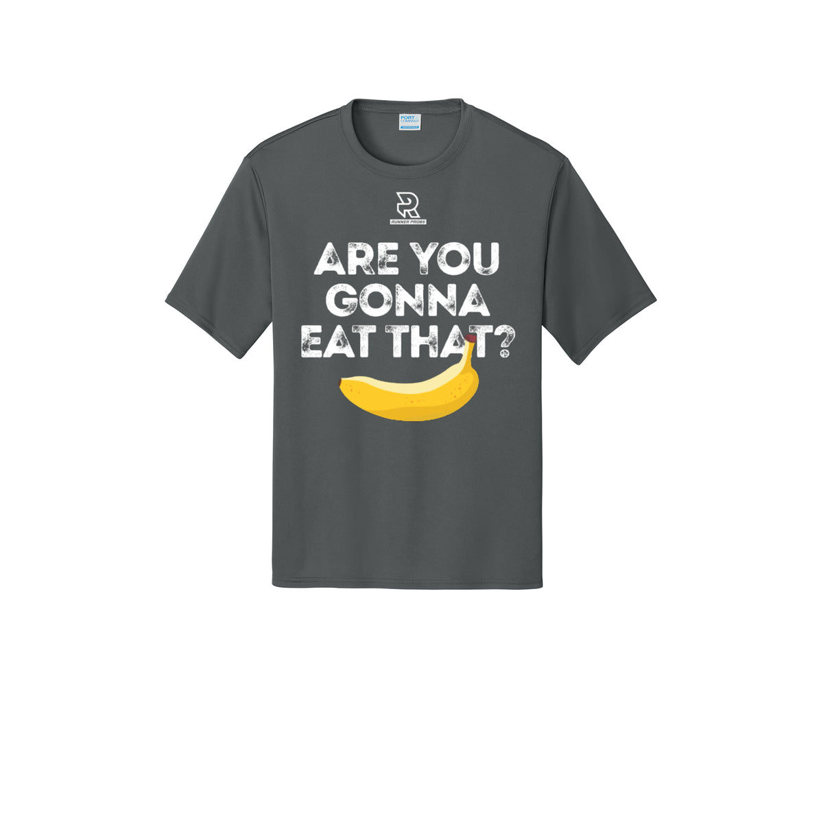 ARE YOU GONNA EAT THAT? (White) - Short Sleeve Performance Tee