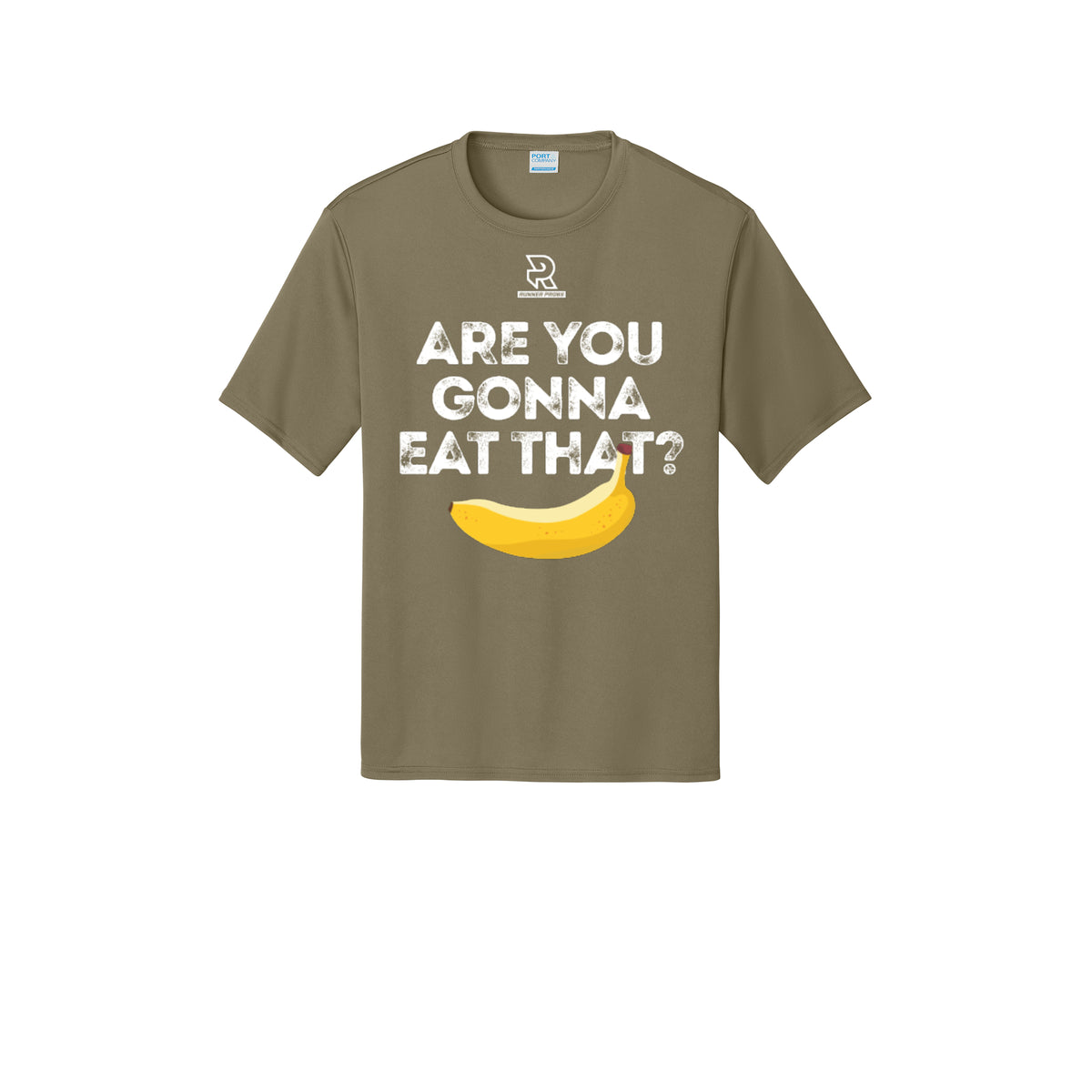 ARE YOU GONNA EAT THAT? (White) - Short Sleeve Performance Tee
