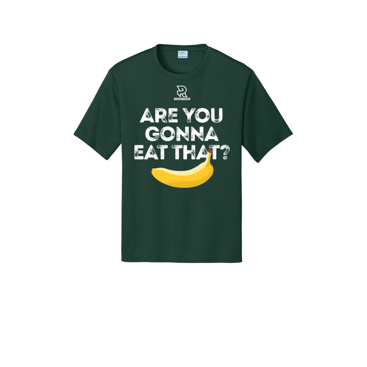 ARE YOU GONNA EAT THAT? (White) - Short Sleeve Performance Tee