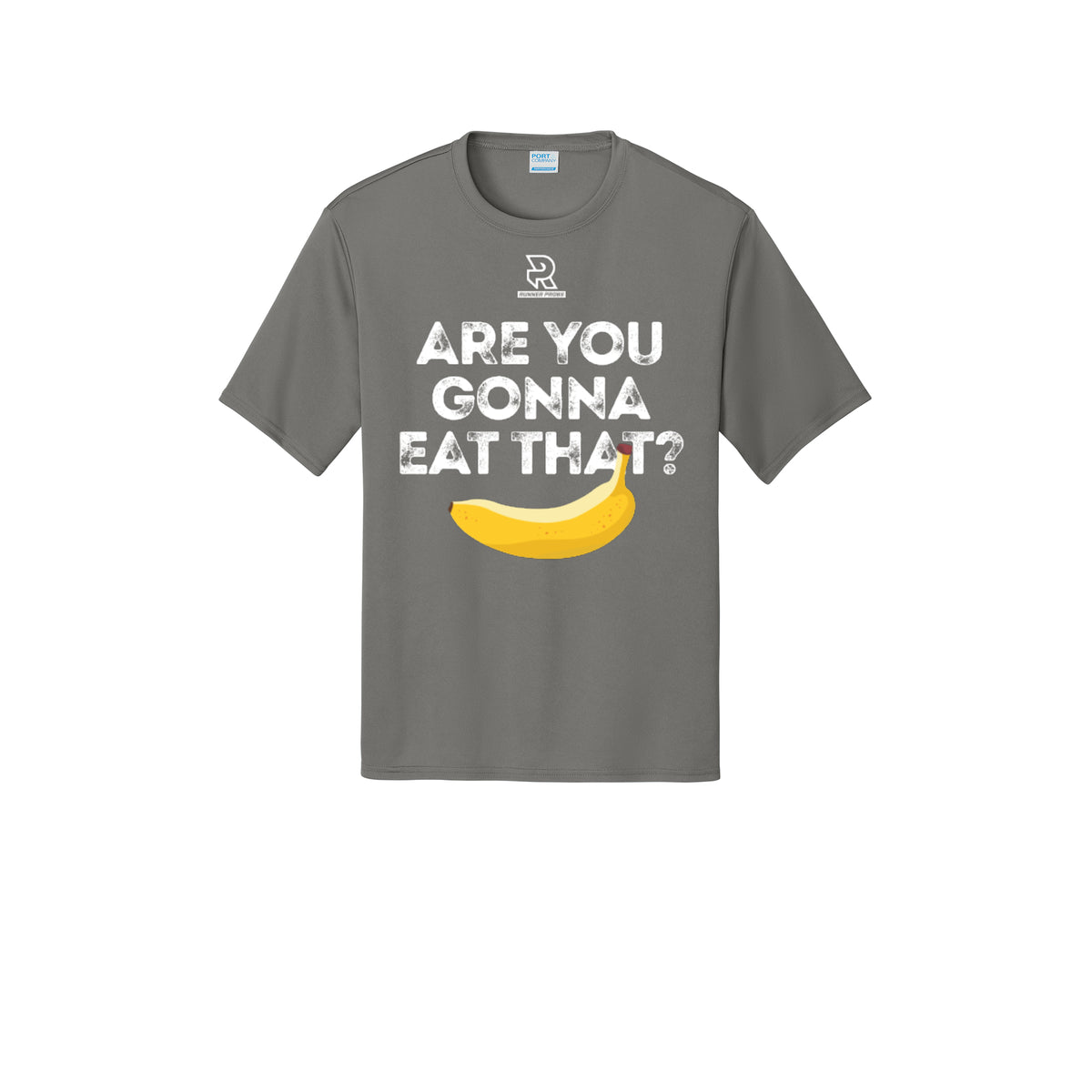 ARE YOU GONNA EAT THAT? (White) - Short Sleeve Performance Tee