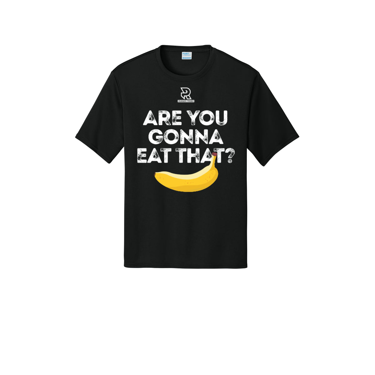 ARE YOU GONNA EAT THAT? (White) - Short Sleeve Performance Tee