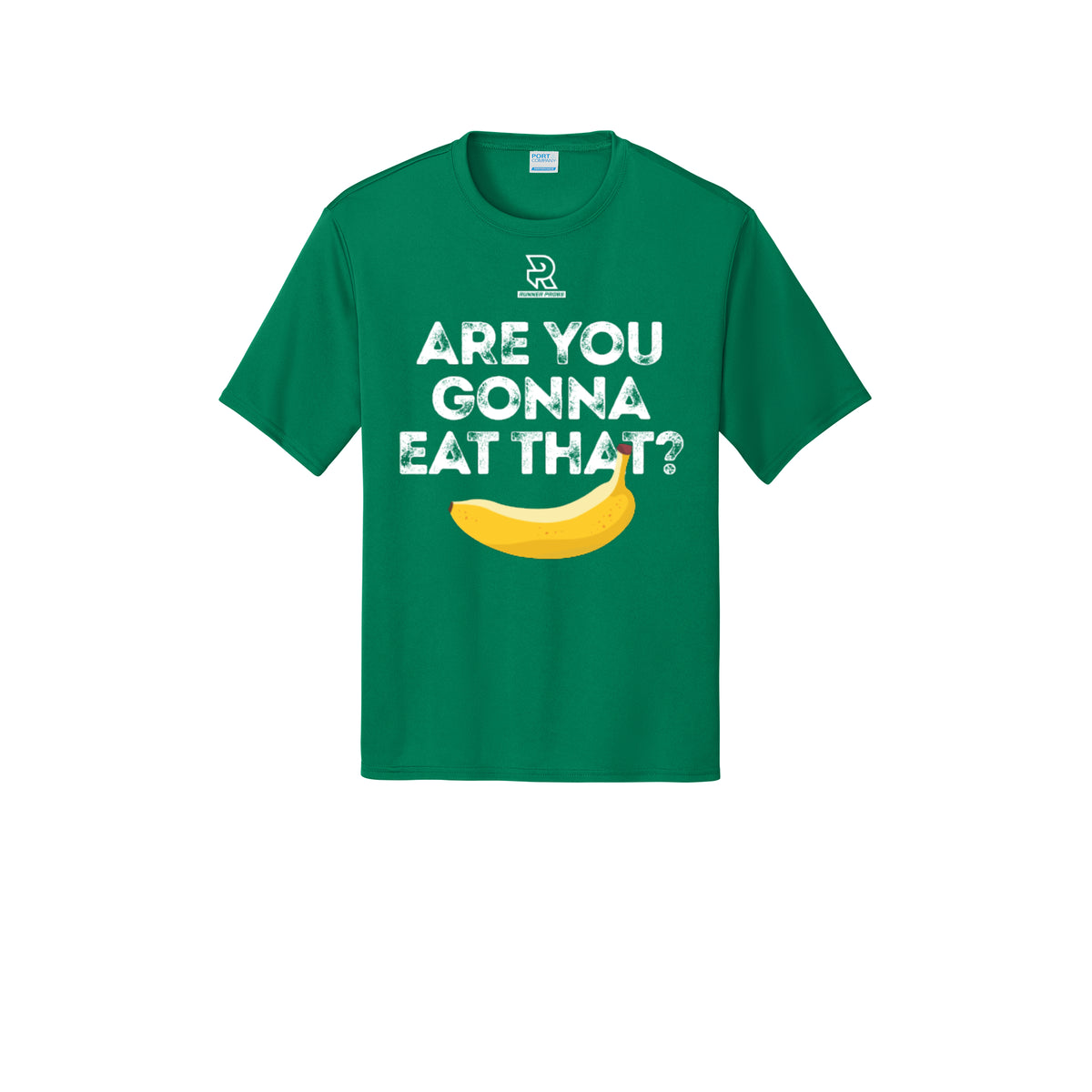 ARE YOU GONNA EAT THAT? (White) - Short Sleeve Performance Tee