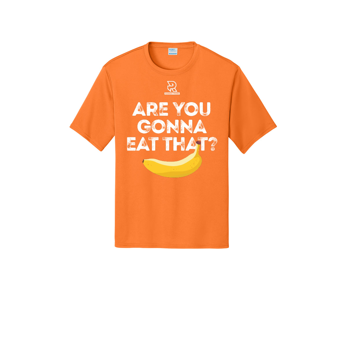 ARE YOU GONNA EAT THAT? (White) - Short Sleeve Performance Tee