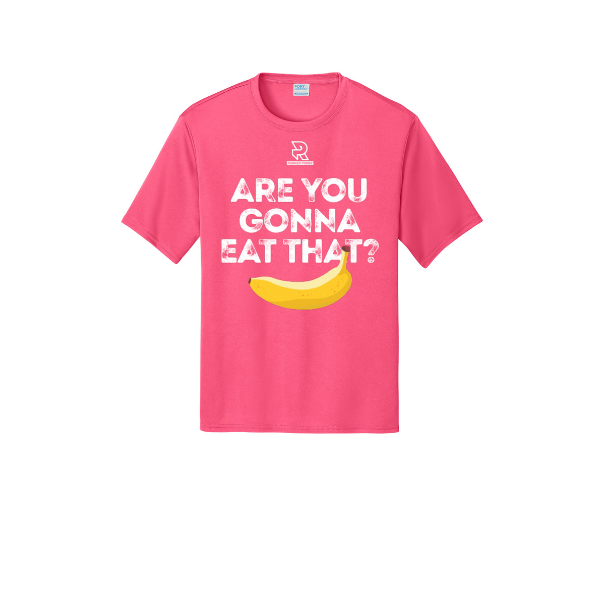 ARE YOU GONNA EAT THAT? (White) - Short Sleeve Performance Tee