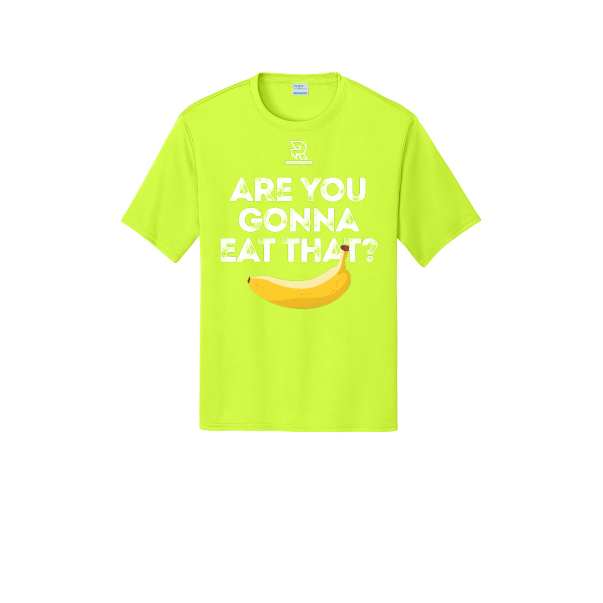 ARE YOU GONNA EAT THAT? (White) - Short Sleeve Performance Tee