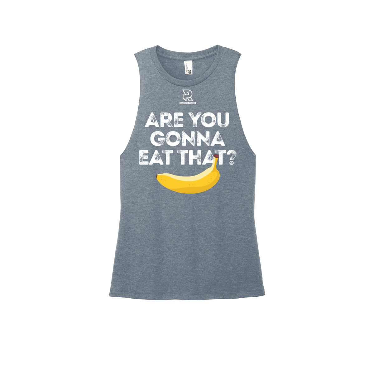 ARE YOU GONNA EAT THAT? (Black) - Womens Perfect Tri Muscle Tank