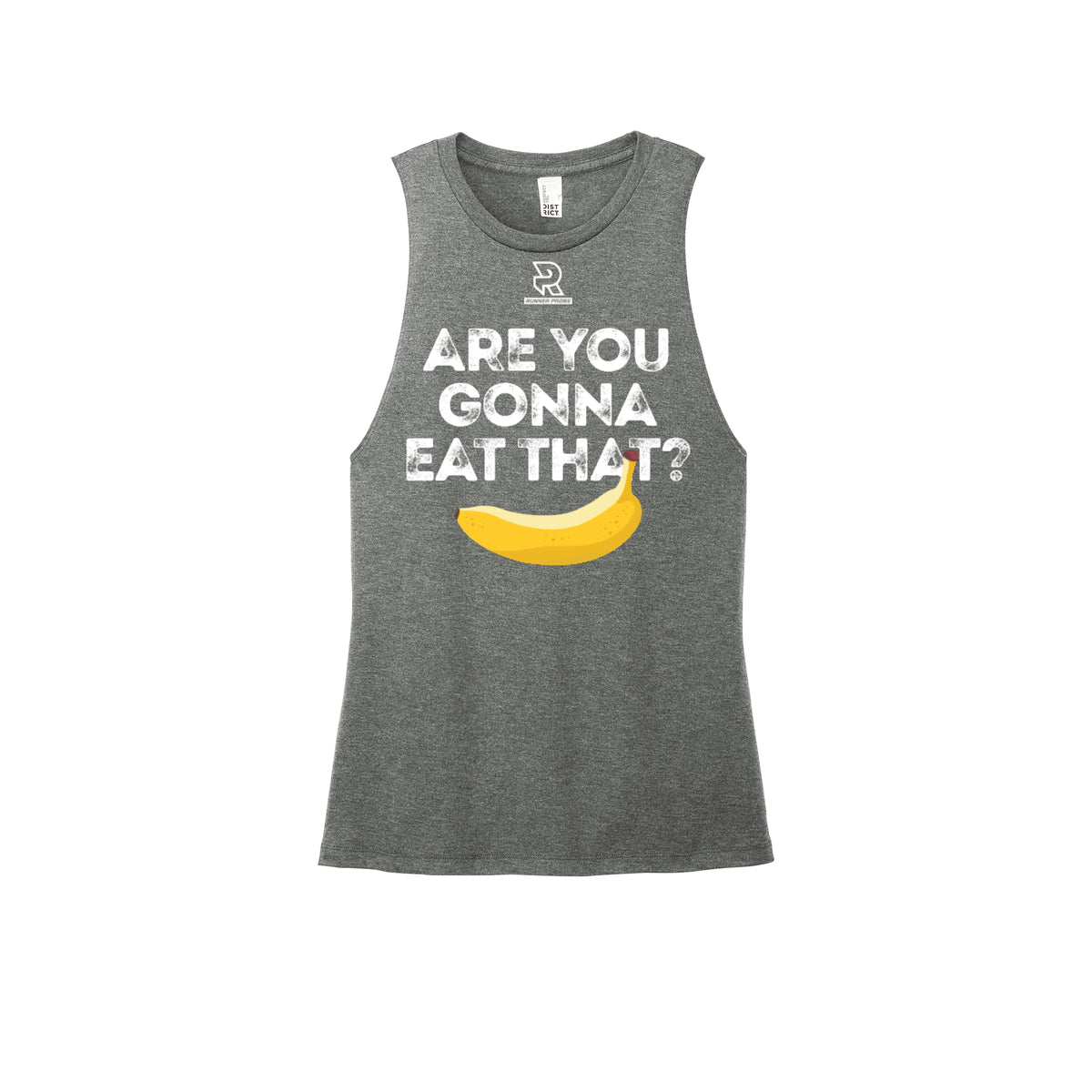 ARE YOU GONNA EAT THAT? (Black) - Womens Perfect Tri Muscle Tank