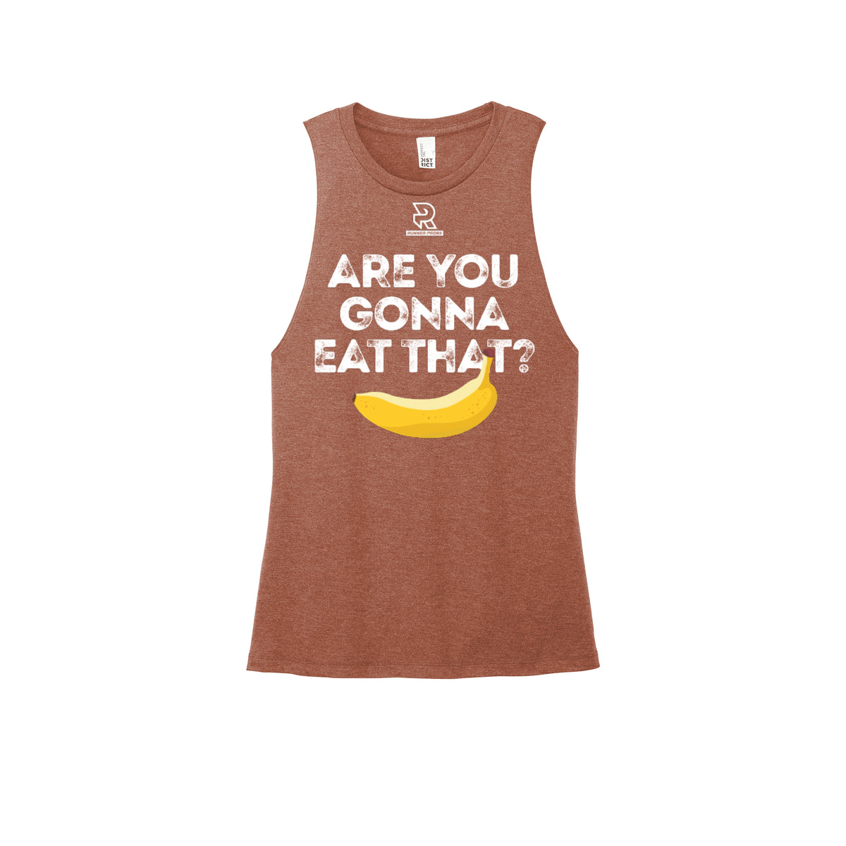 ARE YOU GONNA EAT THAT? (Black) - Womens Perfect Tri Muscle Tank