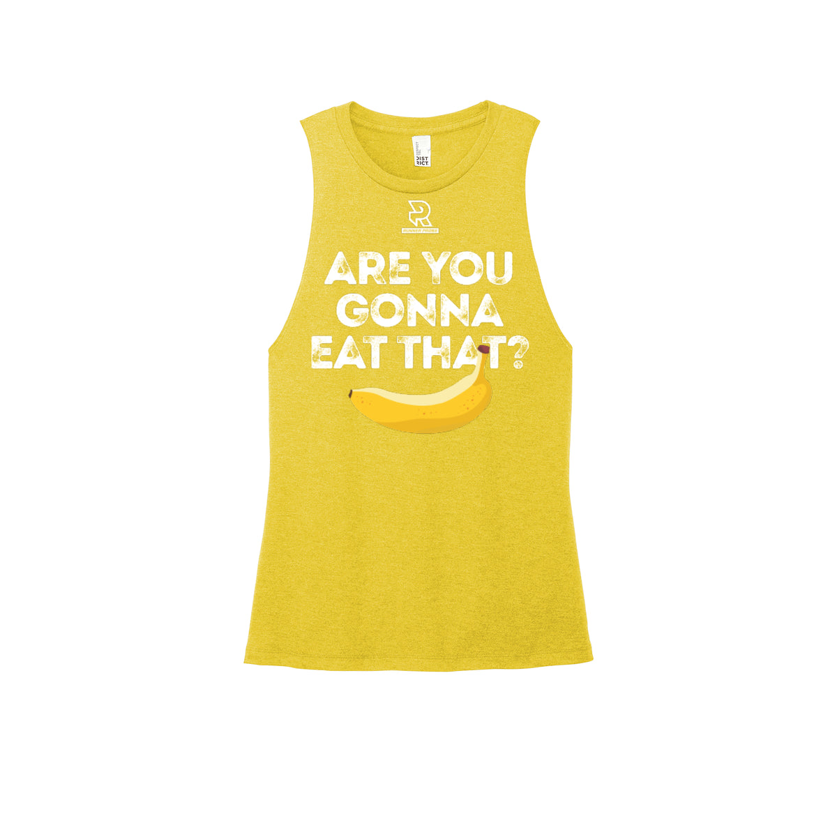 ARE YOU GONNA EAT THAT? (Black) - Womens Perfect Tri Muscle Tank