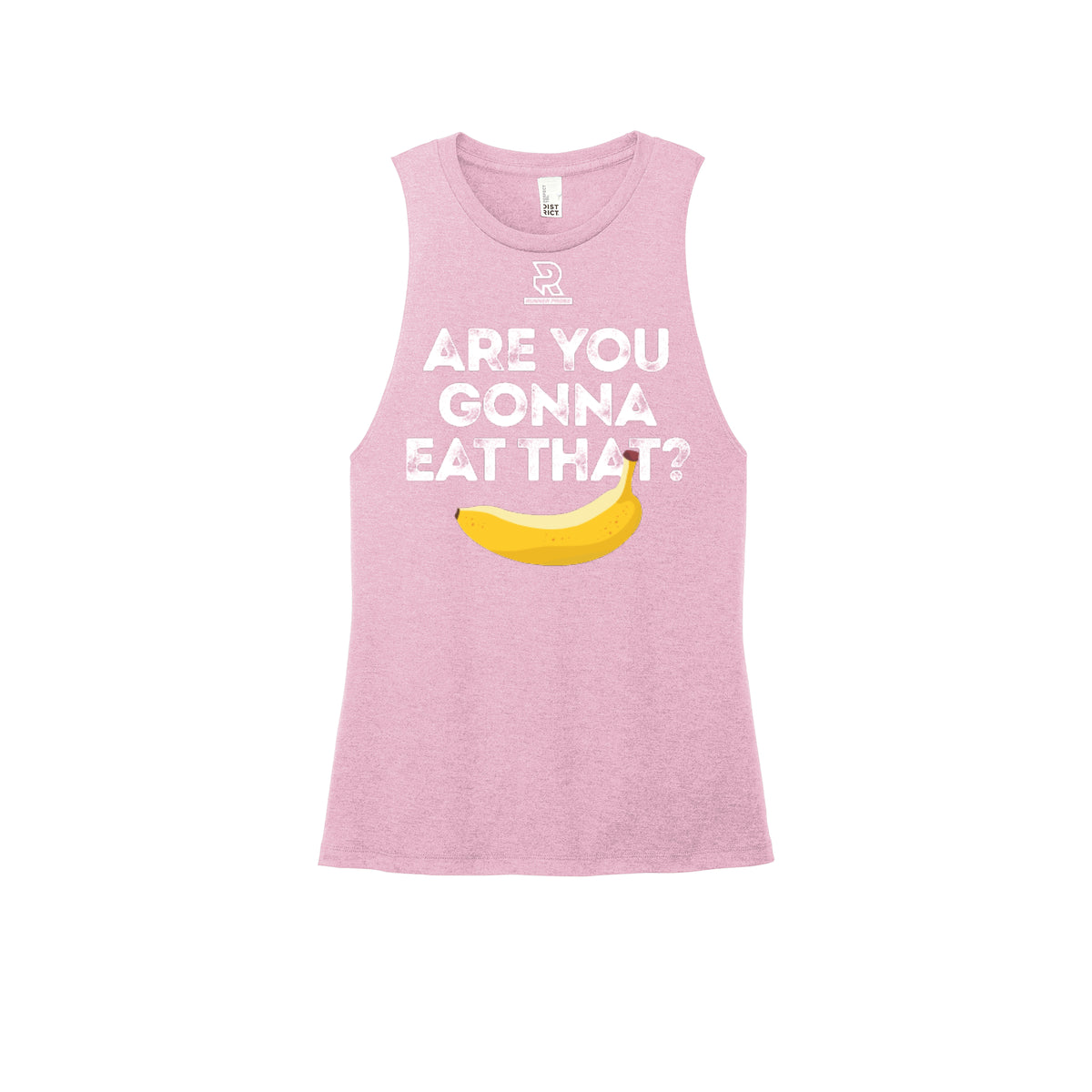 ARE YOU GONNA EAT THAT? (Black) - Womens Perfect Tri Muscle Tank