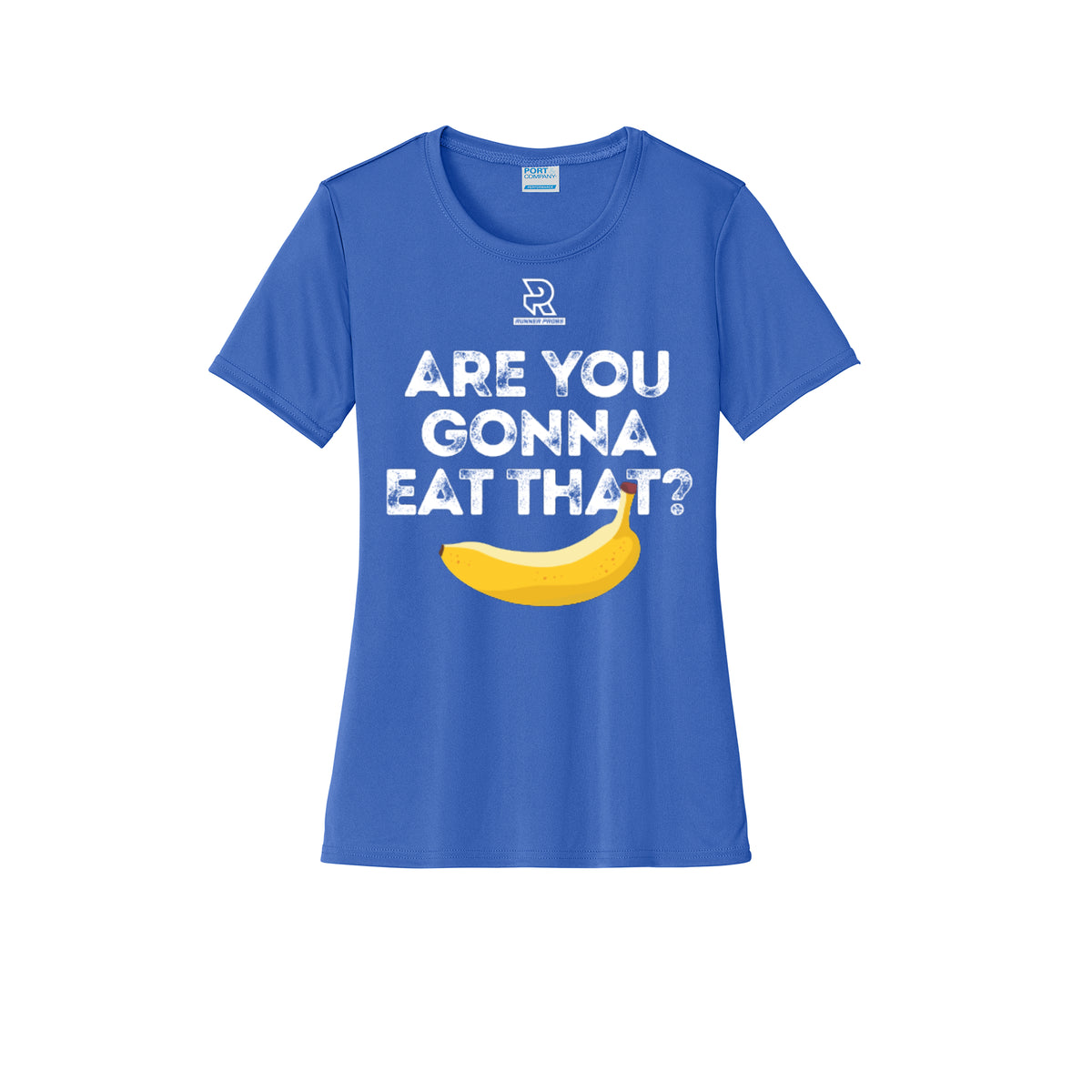 ARE YOU GONNA EAT THAT? (Black) - Womens Short Sleeve Performance Tee