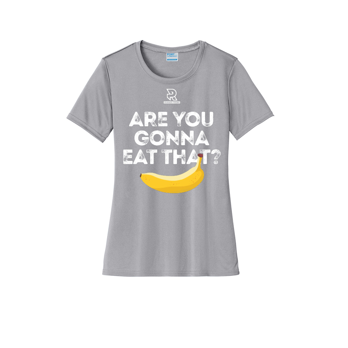 ARE YOU GONNA EAT THAT? (Black) - Womens Short Sleeve Performance Tee