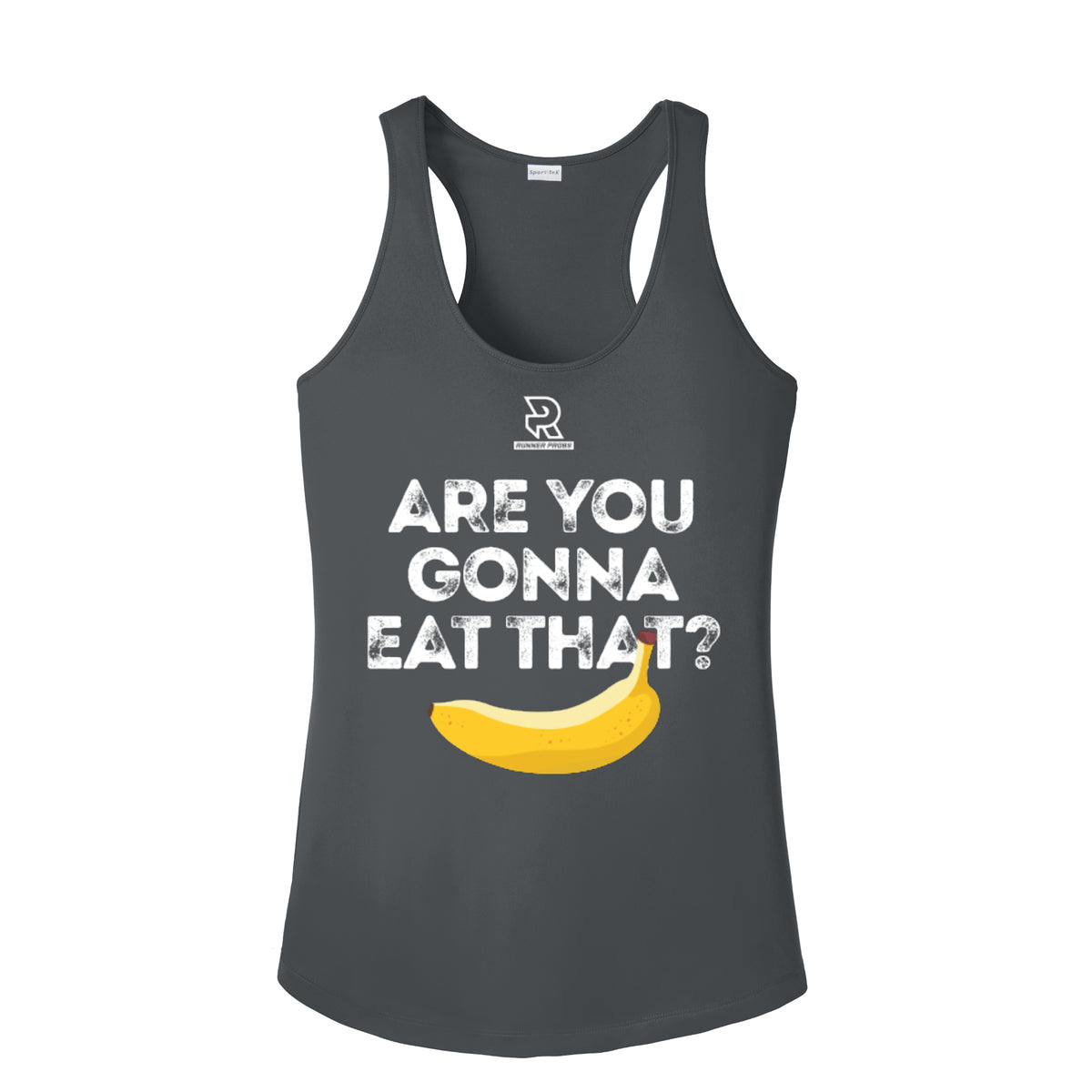 ARE YOU GONNA EAT THAT? (Black) - Womens Competitor Racerback Tank