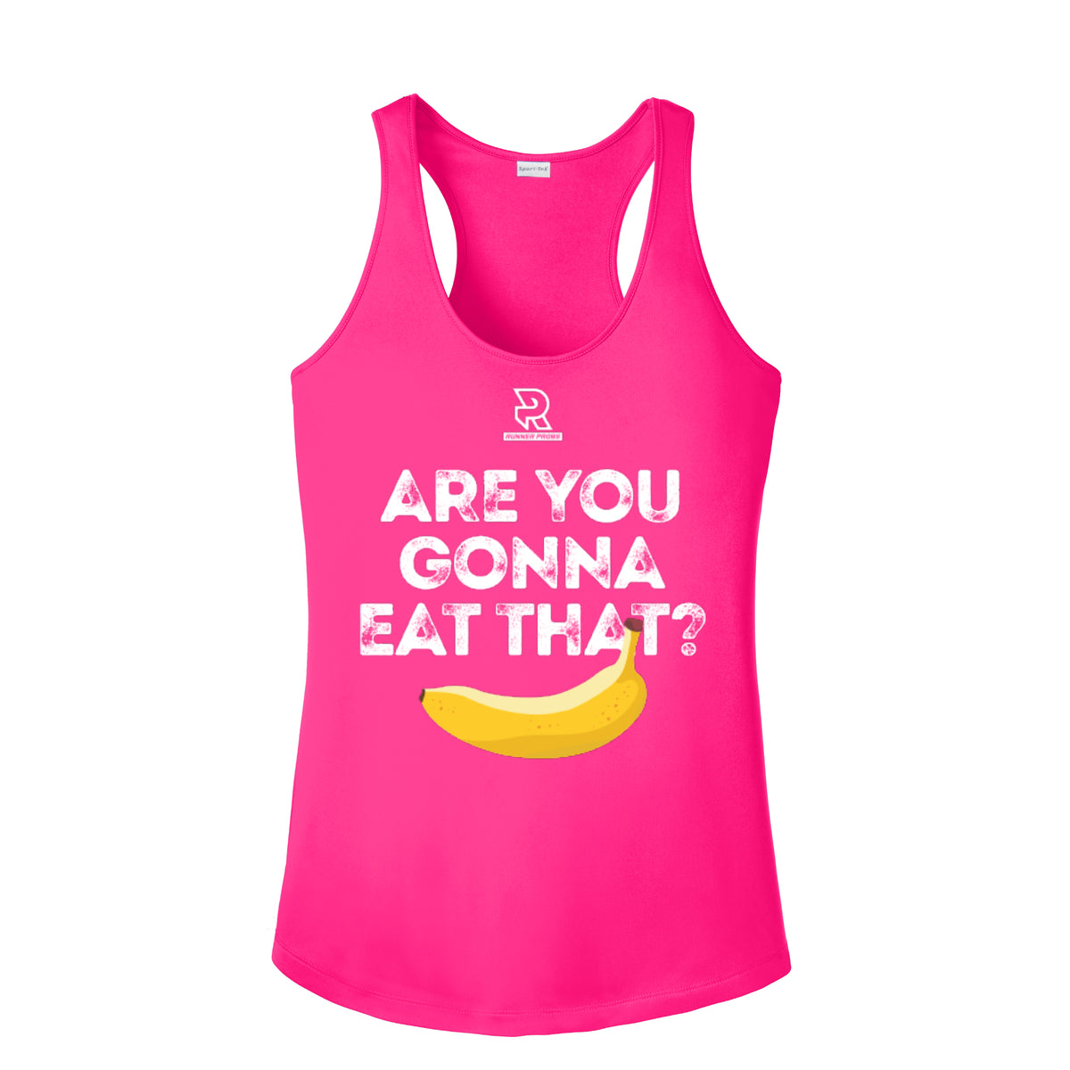 ARE YOU GONNA EAT THAT? (Black) - Womens Competitor Racerback Tank