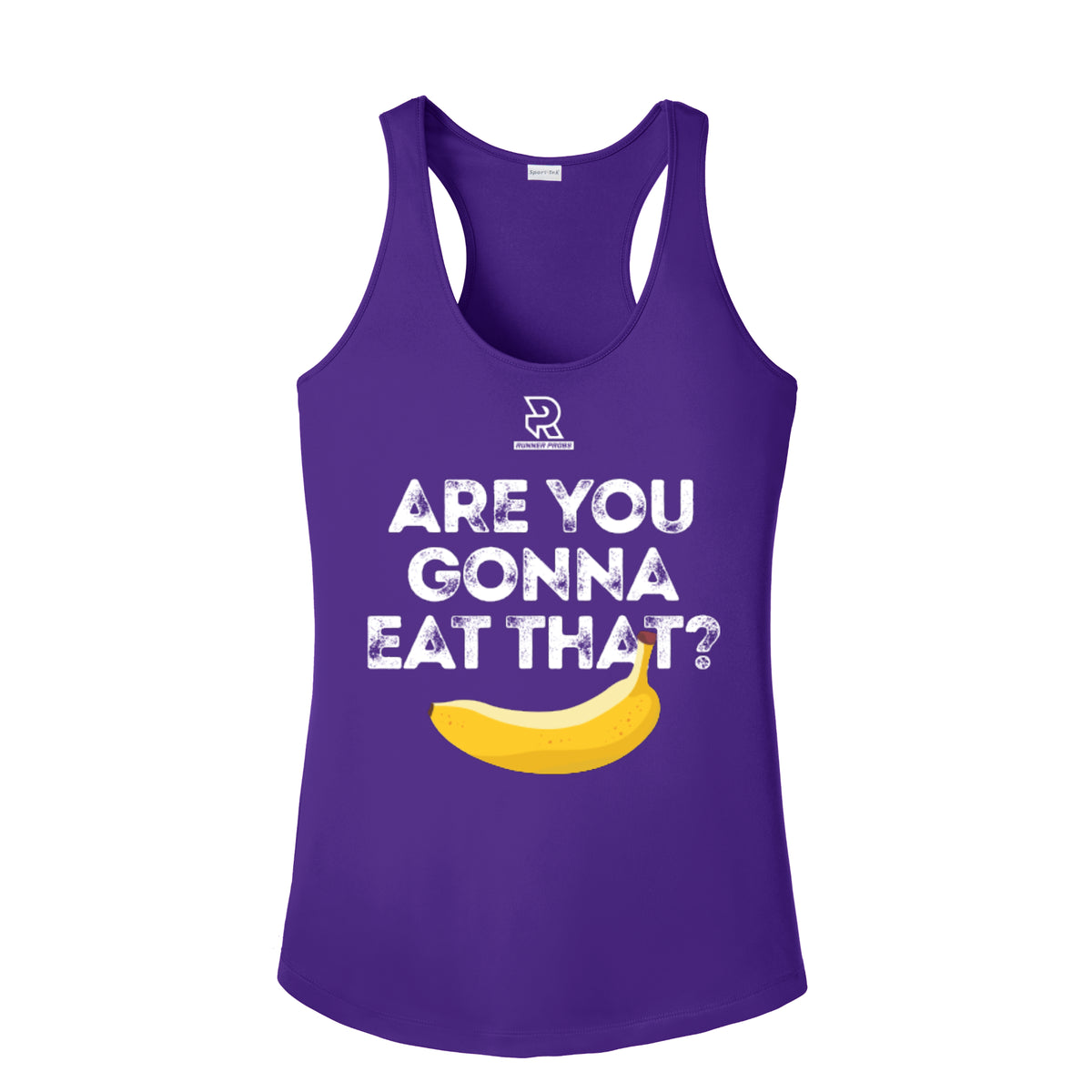ARE YOU GONNA EAT THAT? (Black) - Womens Competitor Racerback Tank