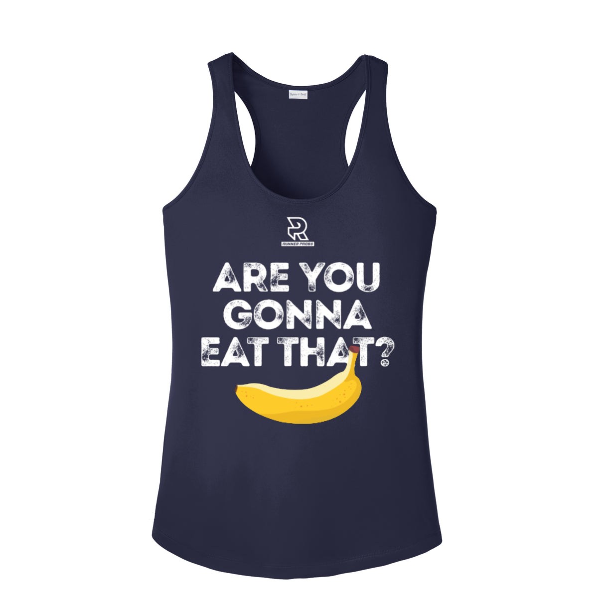 ARE YOU GONNA EAT THAT? (Black) - Womens Competitor Racerback Tank