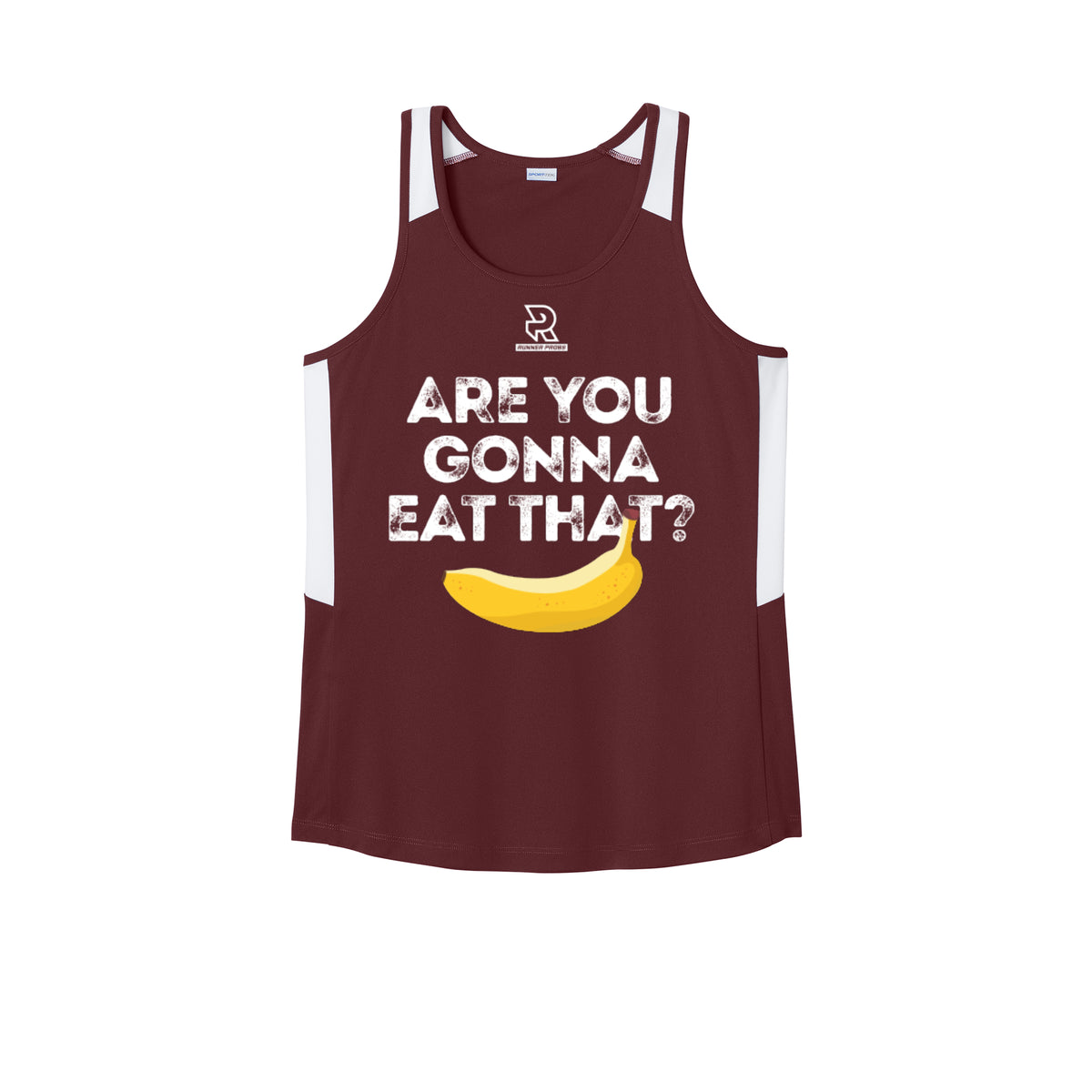 ARE YOU GONNA EAT THAT? (Black) - Womens Club Track Tank