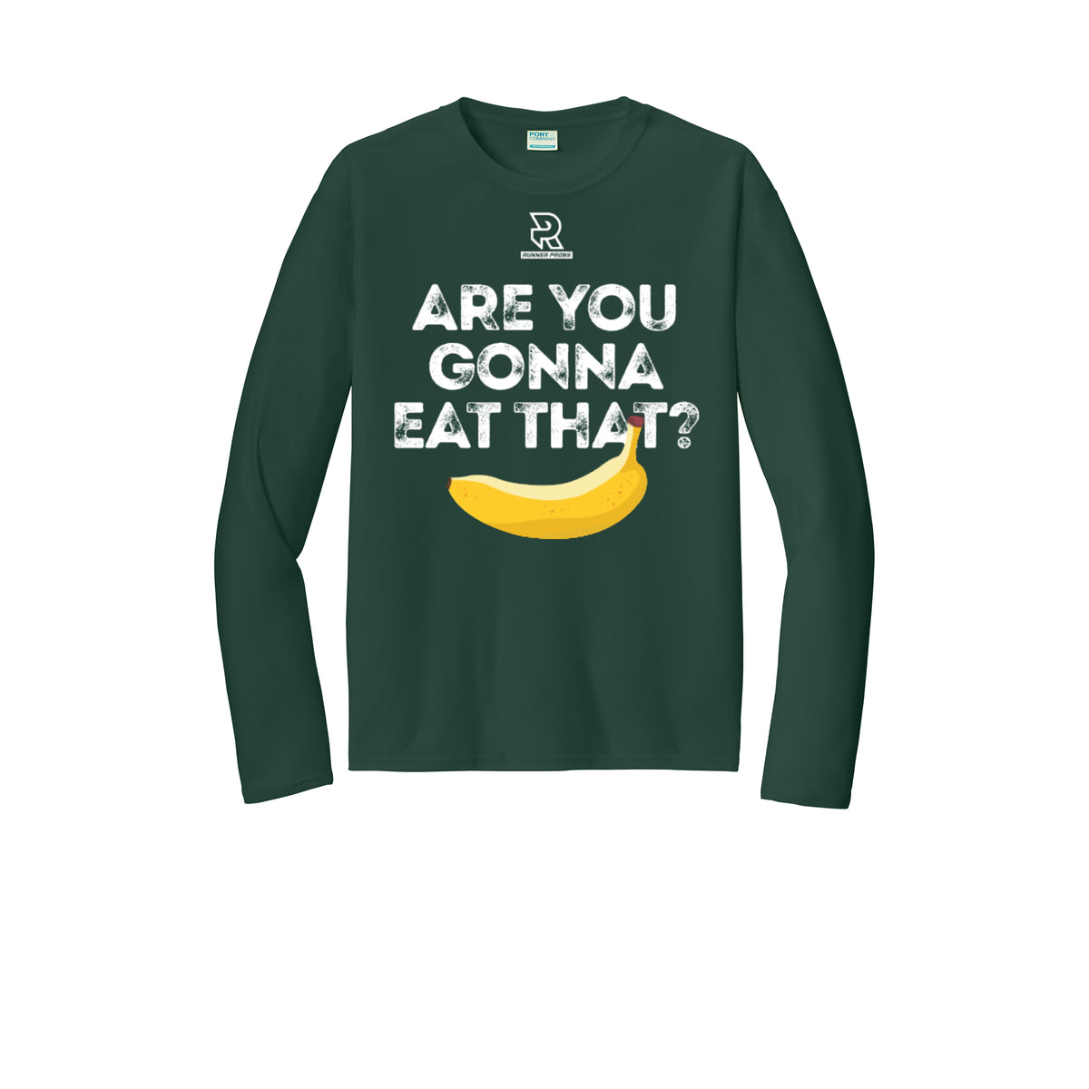 ARE YOU GONNA EAT THAT? (Black) - Long Sleeve Performance Tee