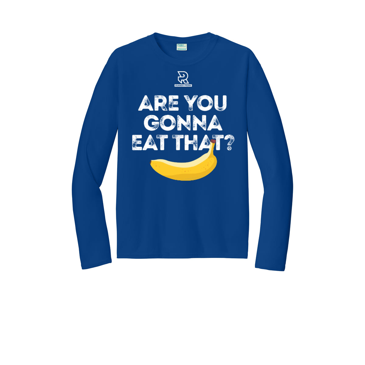 ARE YOU GONNA EAT THAT? (Black) - Long Sleeve Performance Tee