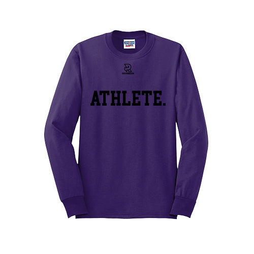ATHLETE (Black) - Long Sleeve 50/50 Tee