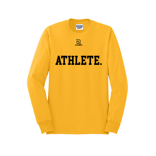 ATHLETE (Black) - Long Sleeve 50/50 Tee