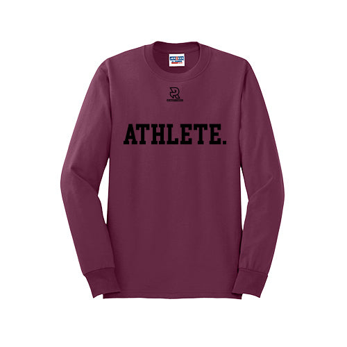 ATHLETE (Black) - Long Sleeve 50/50 Tee