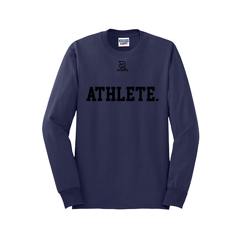 ATHLETE (Black) - Long Sleeve 50/50 Tee