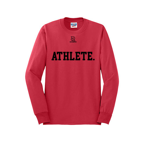 ATHLETE (Black) - Long Sleeve 50/50 Tee
