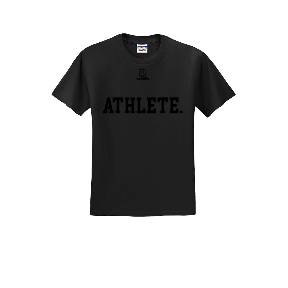 ATHLETE (Black) - Short Sleeve 50/50 Tee