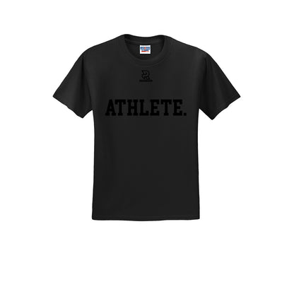 ATHLETE (Black) - Short Sleeve 50/50 Tee