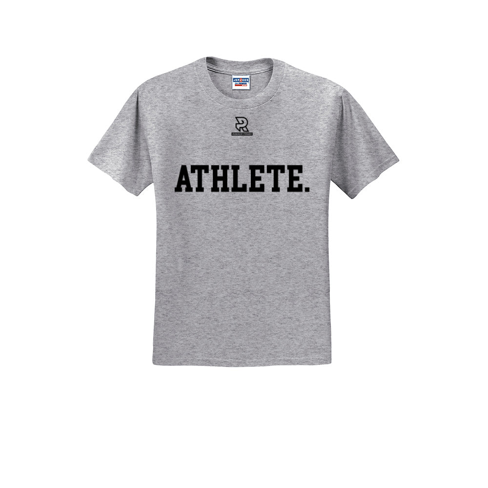 ATHLETE (Black) - Short Sleeve 50/50 Tee